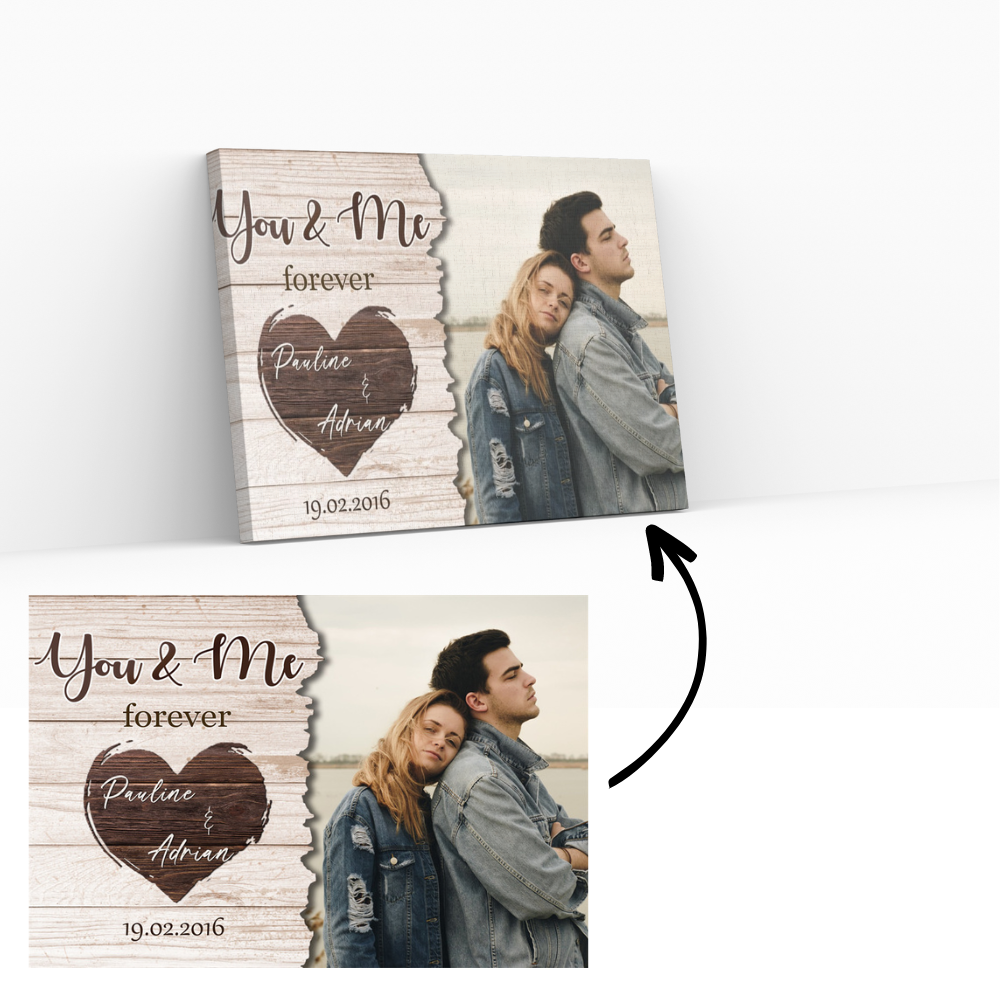 YouMe Eternal Love: Personalized Canvas Memories