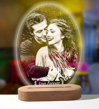 Personalized 3D photo lamp | Personalized 3D illuminated art