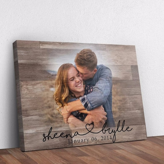 MemoryLane Moments - Personalized Wood Photo Frame for Your Precious Moments